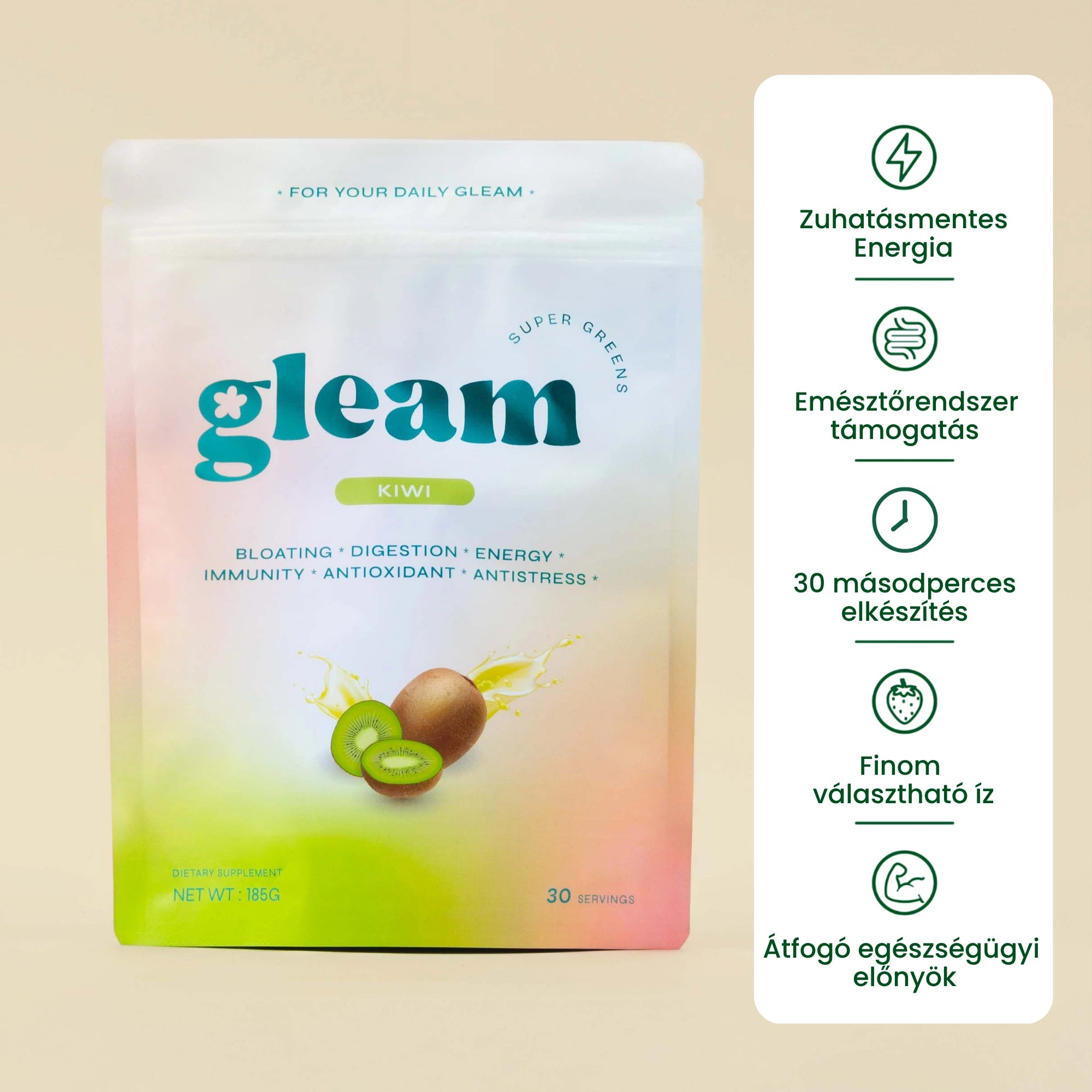 Gleam SzuperZöld Italpor